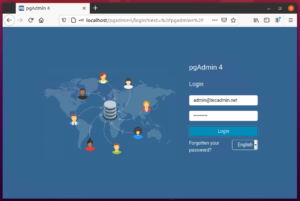 login pgadmin3 web