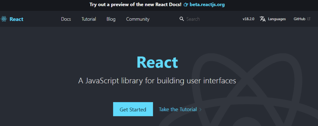 react