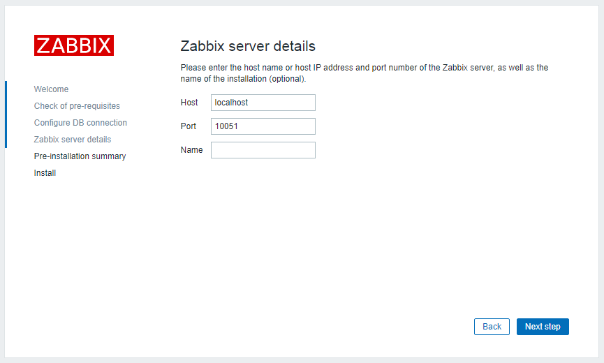 4.zabbix installer server details ubuntu 20.04 1