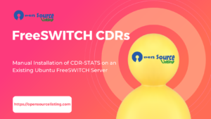 Manual Installation of CDR STATS on an Existing Ubuntu FreeSWITCH Server